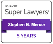 Super Lawyers 5 years - Steve Mercer